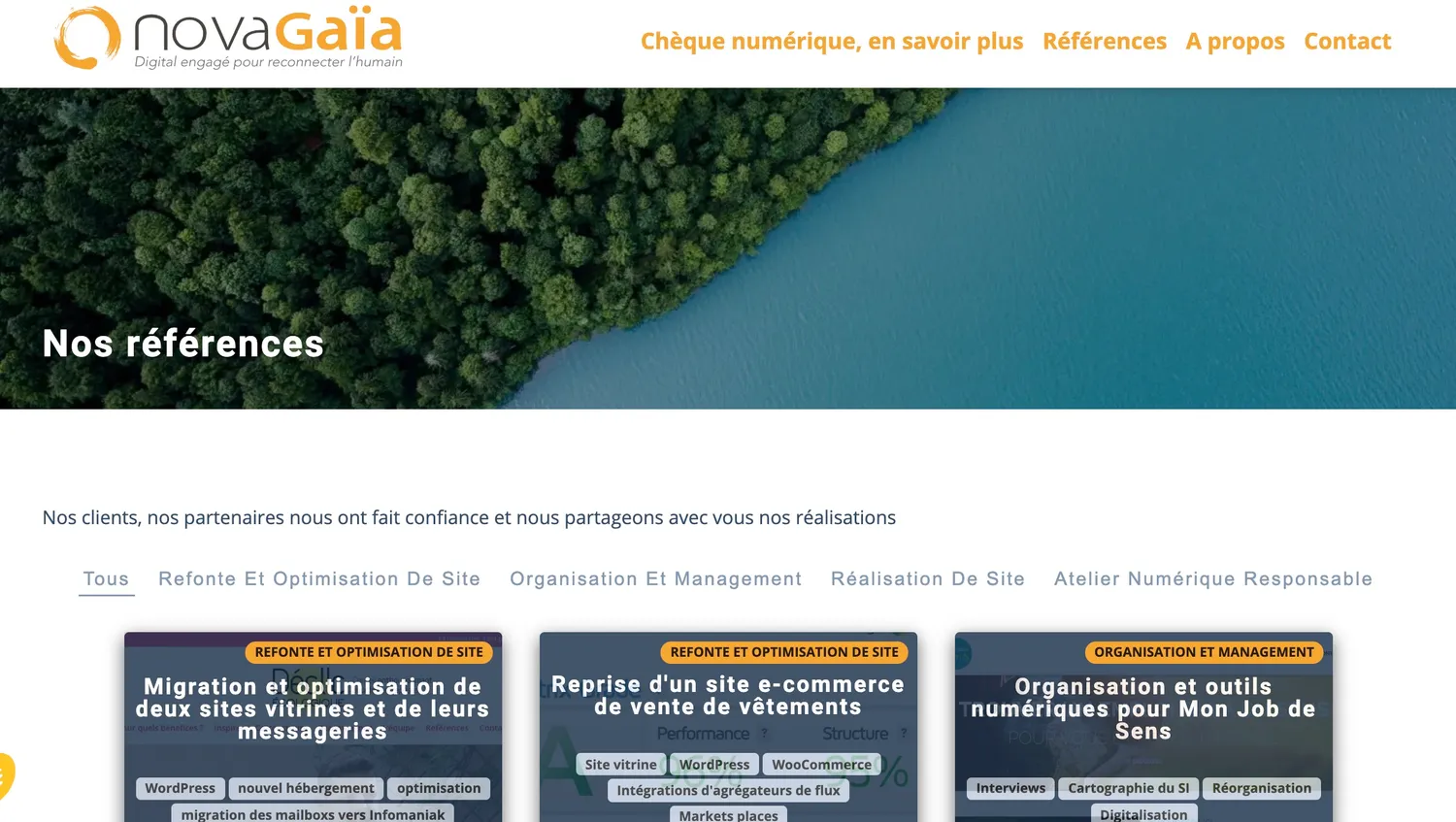 Passage du site Agence en Gatsby pour un impact écologique encore plus réduit